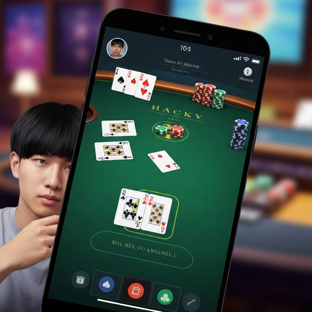 엠게임포커 게임 화면